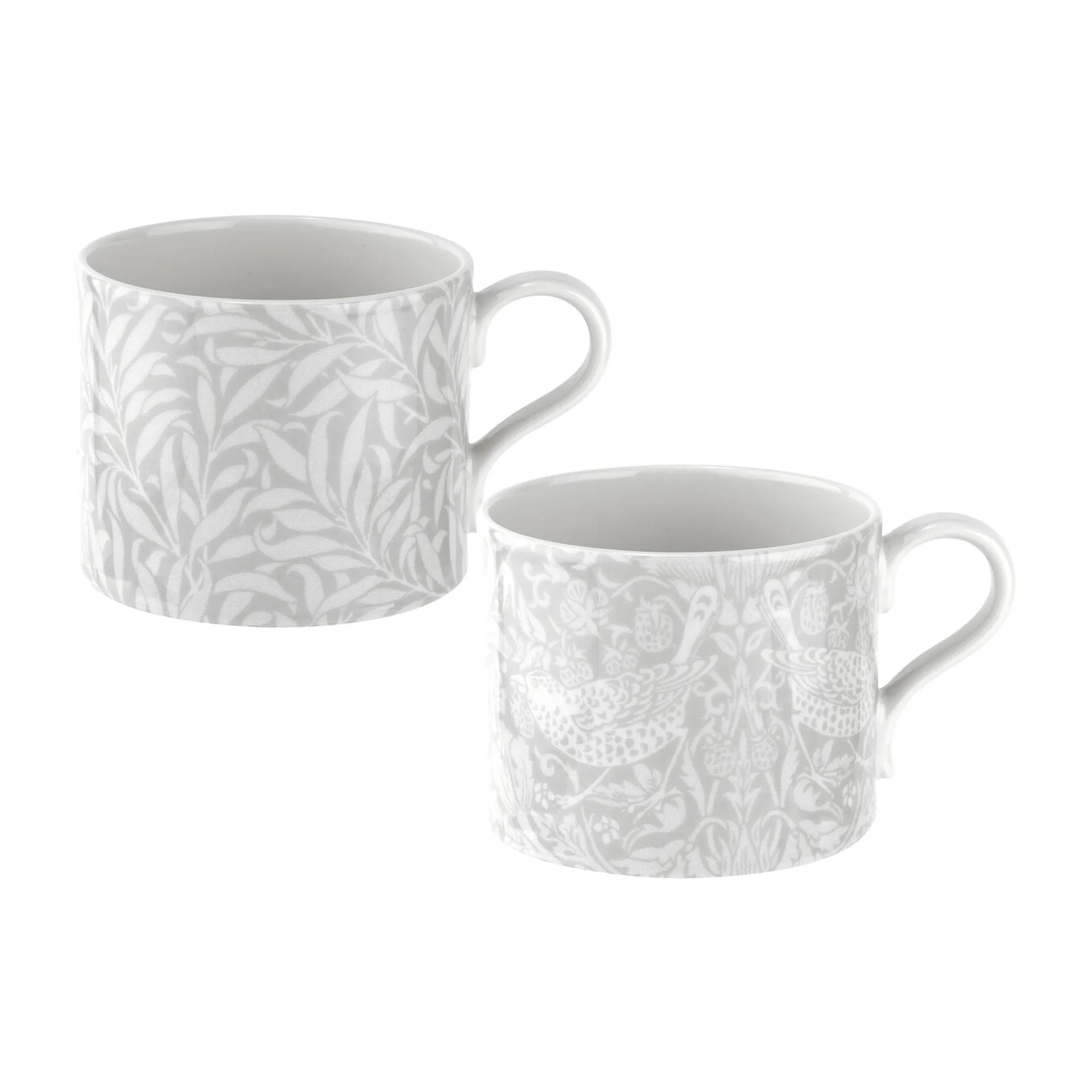 Strawberry Thief & Willow Bough κούπα 34 cl 2 τεμάχια, Γκρι Spode