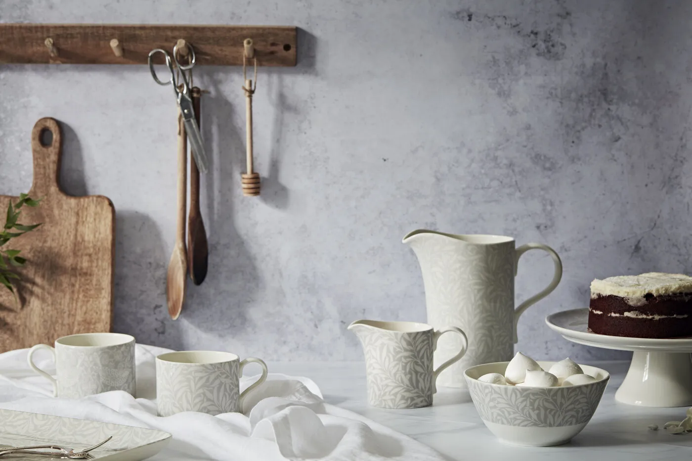 Willow Bough κανάτα για γάλα 28 cl, Γκρι Spode