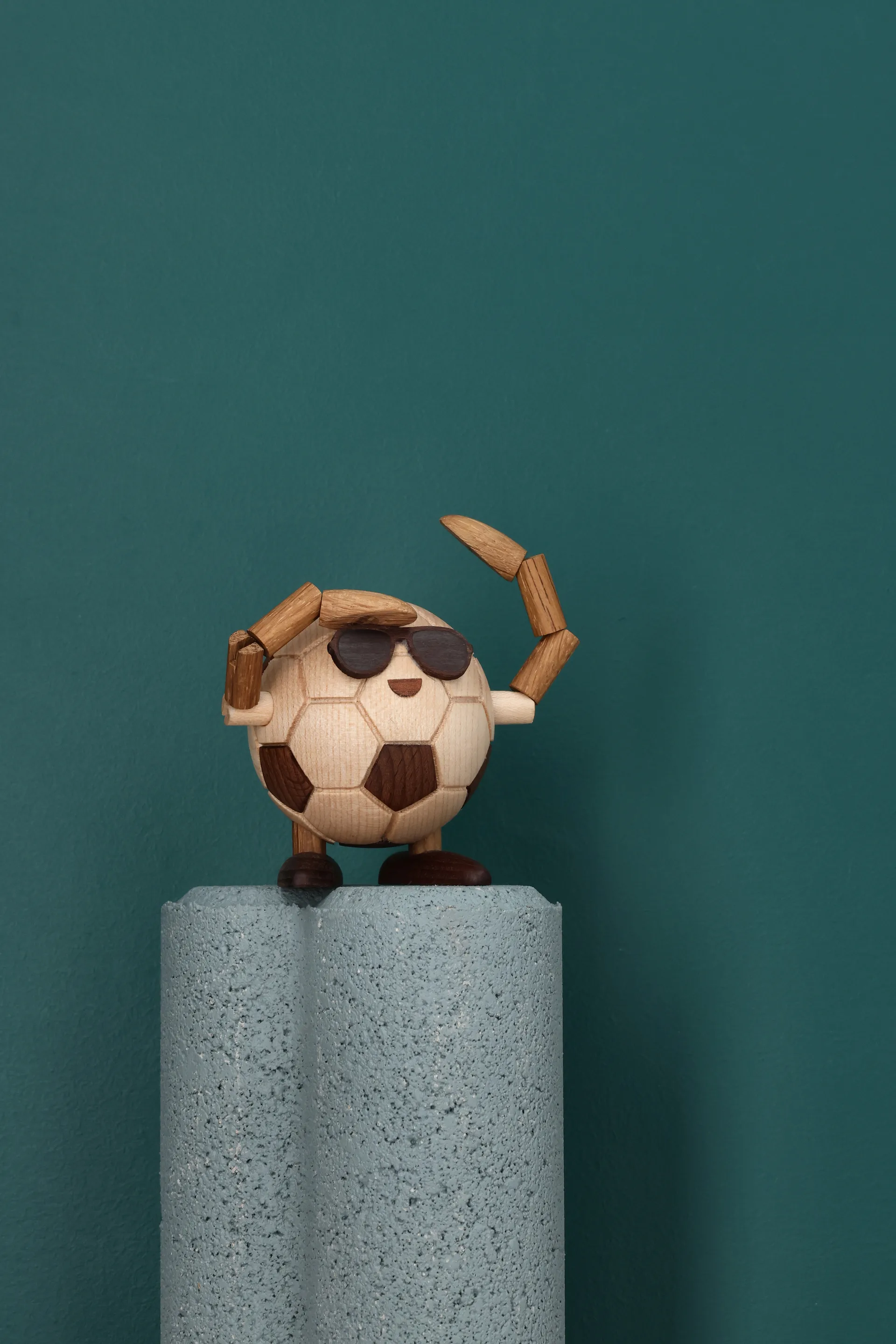 Billy Ball φιγούρα ποδοσφαίρου, Beige, 8x6,5x6,7 εκ. Spring Copenhagen