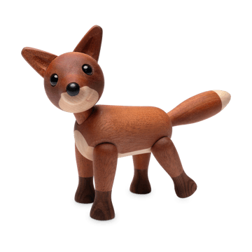 Foxy αλεπού διακόσμηση 12 εκ. - Μαόνι - Spring Copenhagen