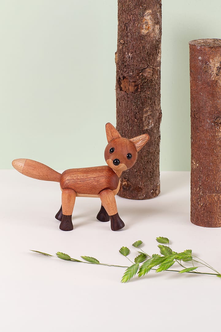 Foxy αλεπού διακόσμηση 12 εκ., Μαόνι Spring Copenhagen