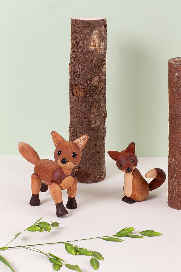 Foxy αλεπού διακόσμηση 12 εκ., Μαόνι Spring Copenhagen