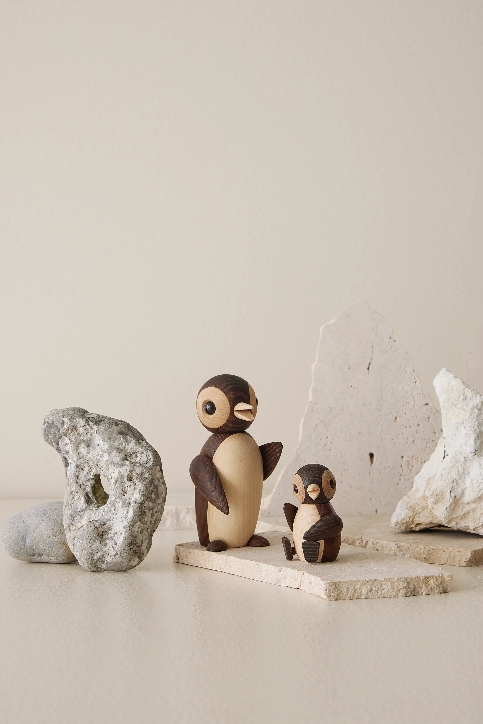 Διακοσμητικό Snow Penguin chick 7 cm, Καφέ Spring Copenhagen