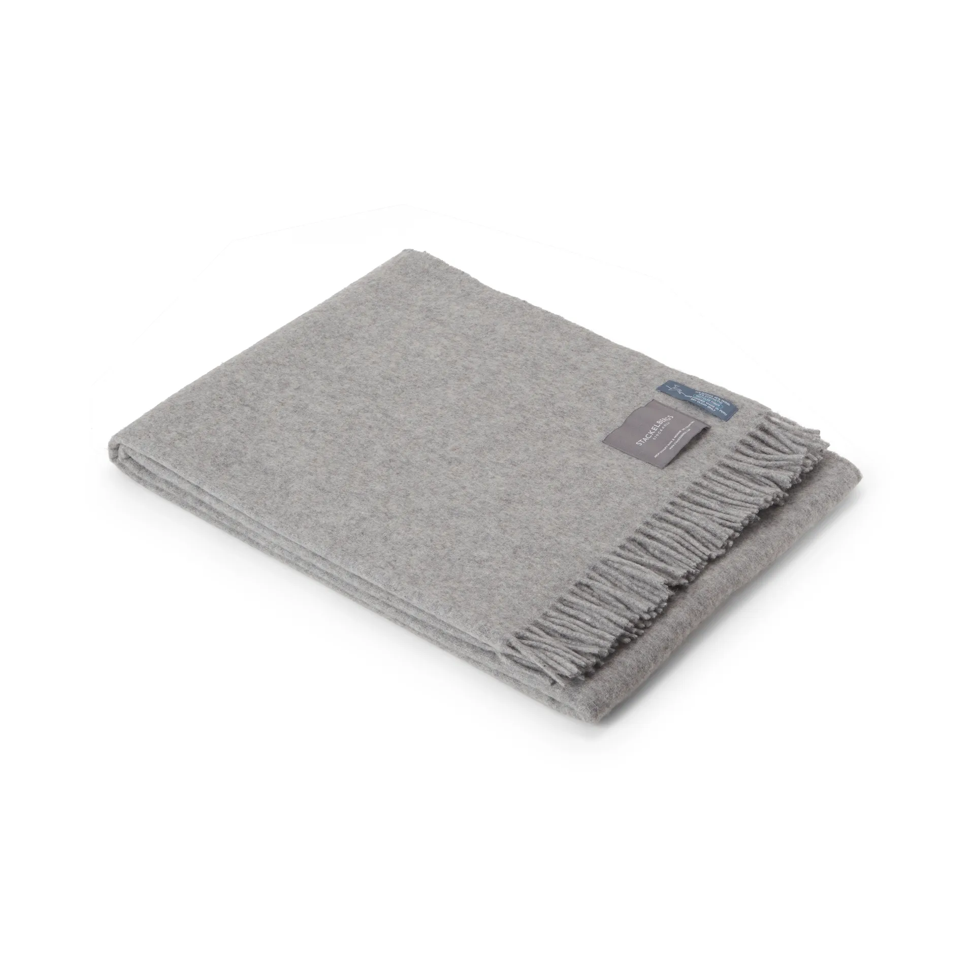 Κουβέρτα Recycled Alpacka 140x180 εκ., Light grey Stackelbergs