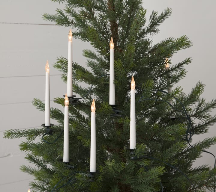 Φωτισμός λεπτής γραμμής για χριστουγεννιάτικο δέντρο με 25 λάμπες - Λευκό - Star Trading
