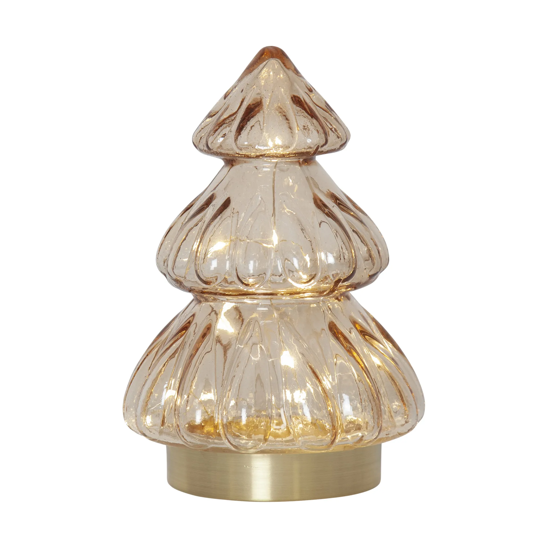 Abete Διακόσμηση τραπεζιού με χριστουγεννιάτικα φώτα 18 εκ, Beige Star Trading