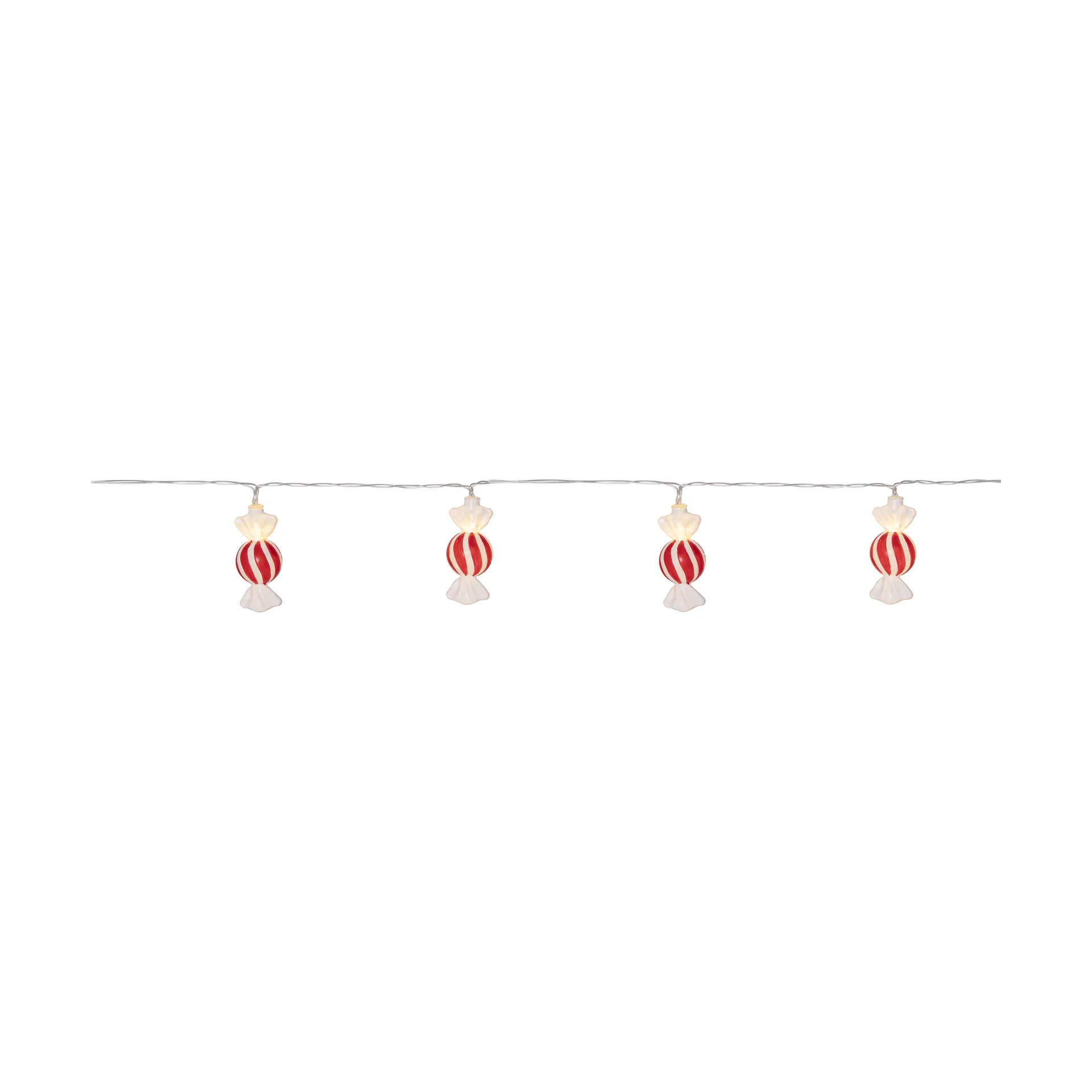 Bonbon γιρλάντα φωτισμού 135 cm, Κόκκινο-λευκό Star Trading