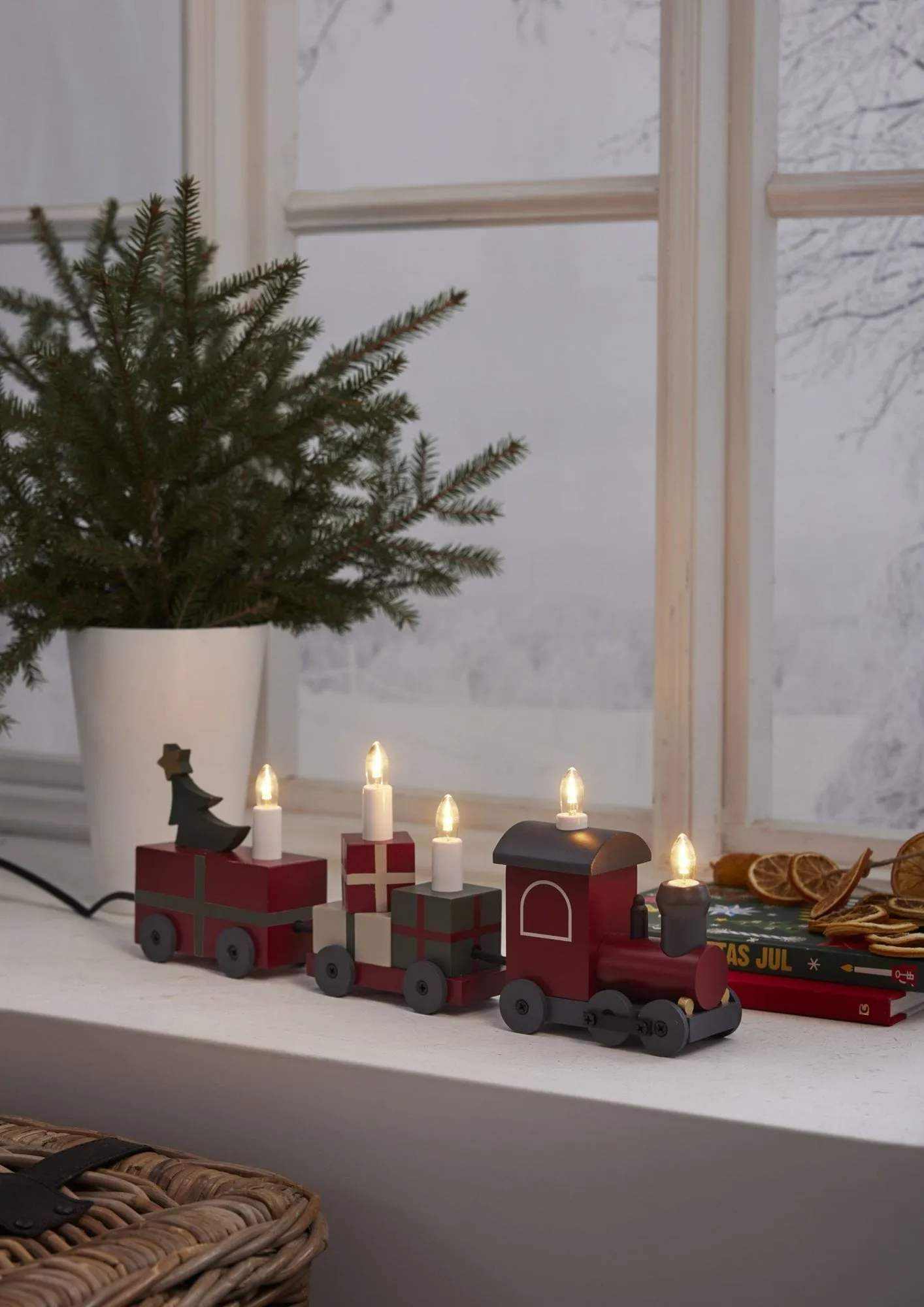 Christmas train κηροπήγιο Χριστουγέννων, Multi Star Trading