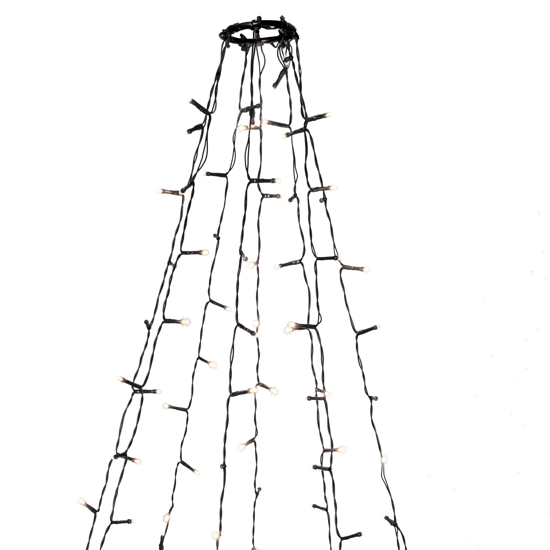 Λαμπερή αλυσίδα φωτισμού Crispy ice white, Πράσινο Star Trading