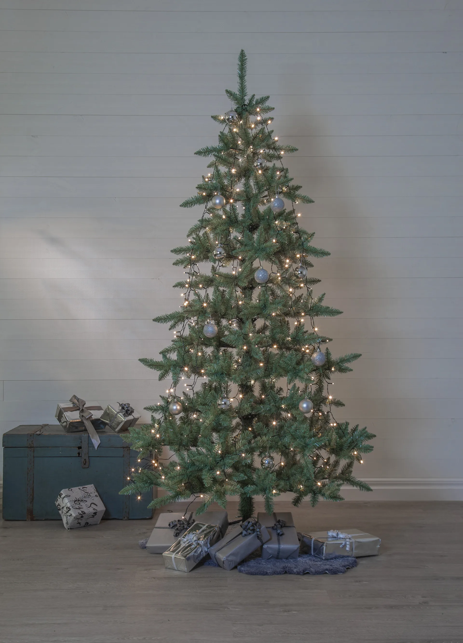 Λαμπερή αλυσίδα φωτισμού Crispy ice white, Πράσινο Star Trading