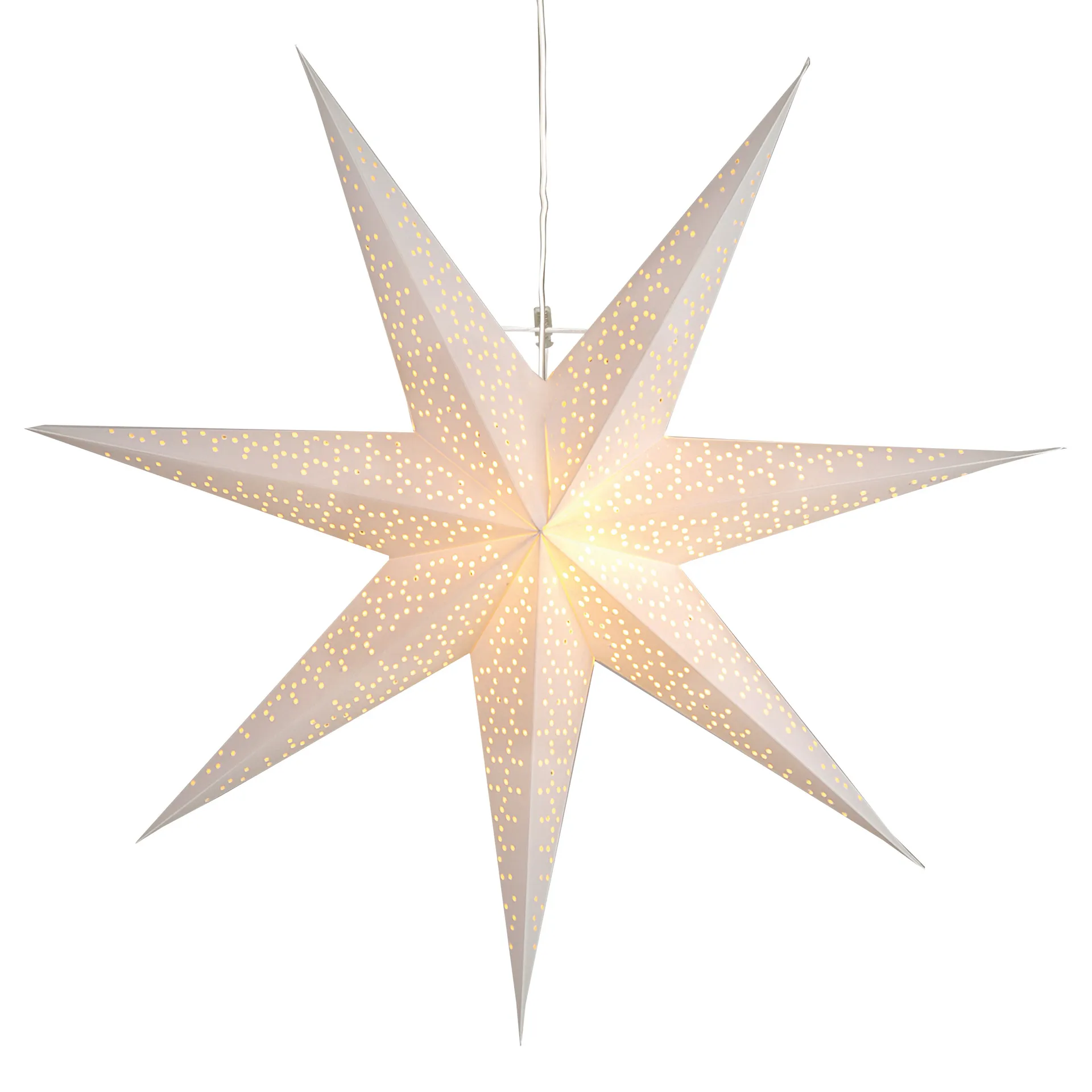 Dot χριστουγενιατικο αστέρι 70 cm, Λευκό Star Trading