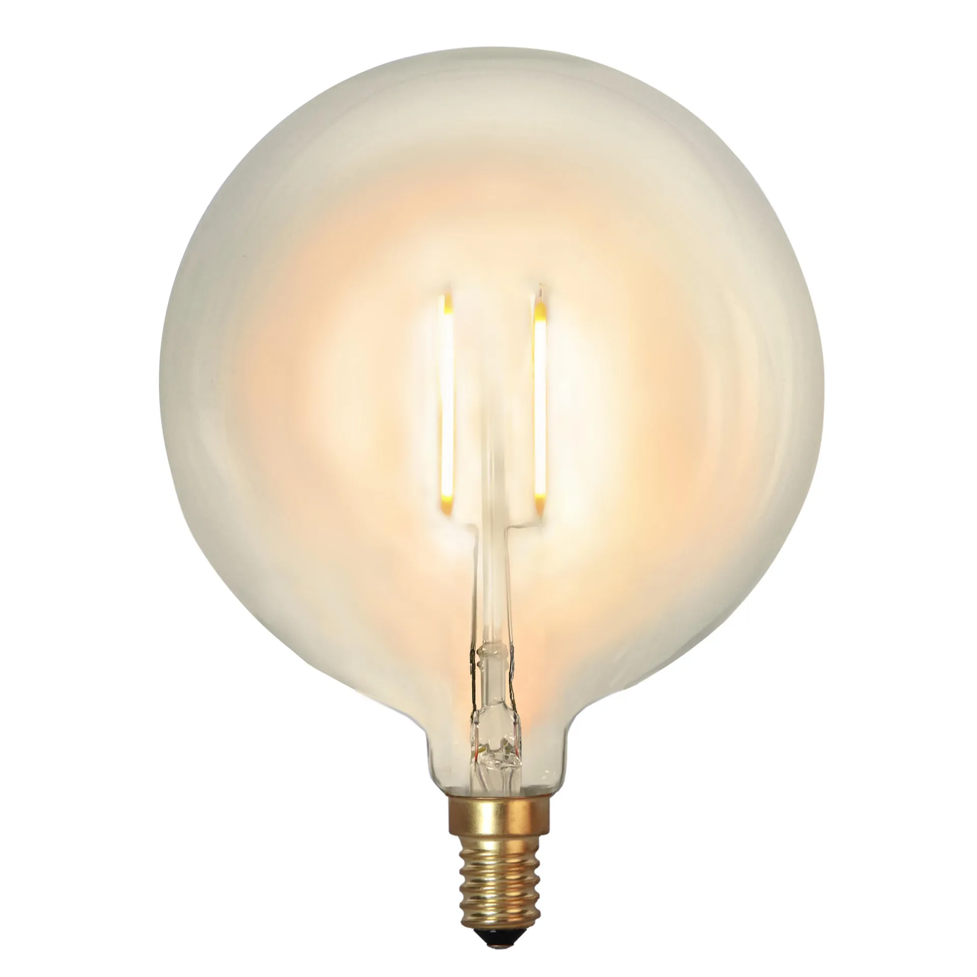 E14 G80 LED soft glow, 9,5 cm, 2.100 K Star Trading