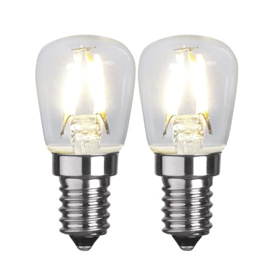 E14 LED soft glow Συσκευασία 2 τεμαχίων - 2,6 cm, 2.700 K - Star Trading