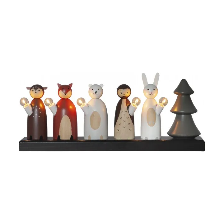 Forest friends κηροπήγιο 44 εκ. Star Trading