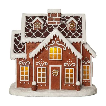 Πανοραμικός φωτισμός Χριστουγέννων Gingerville - Καφέ - Star Trading