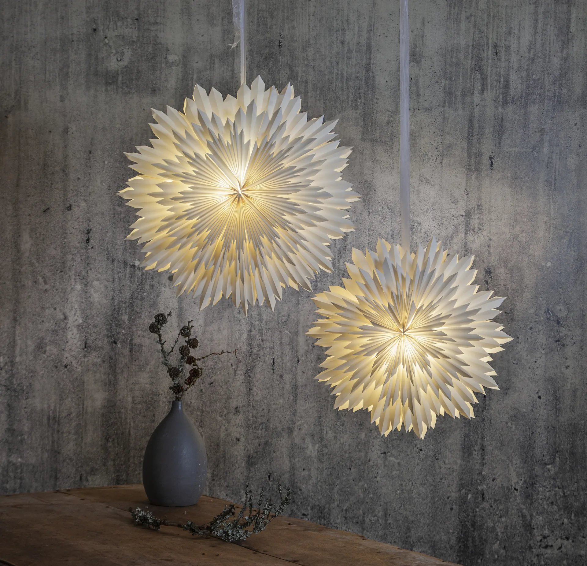 Χριστουγεννιάτικο Αστέρι Ice Ø70 cm, Λευκό Star Trading