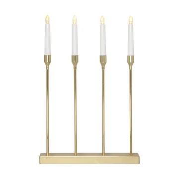 Lottie Χριστουγέννιάτικο Κηροπήγιο - Ορείχαλκος - Star Trading