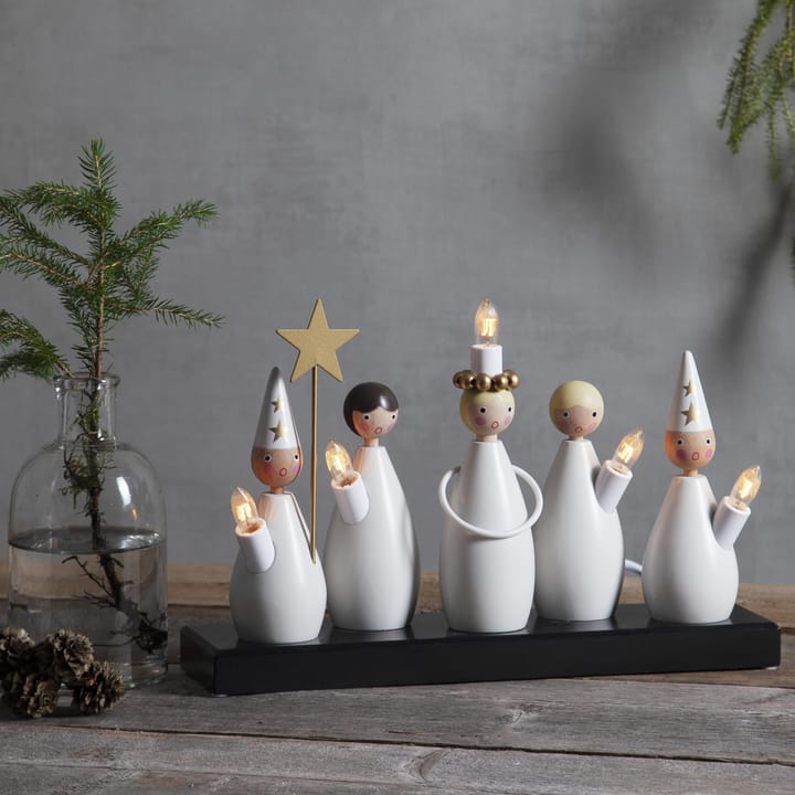 Lucia Choir αψίδα κεριών, άσπρο Star Trading