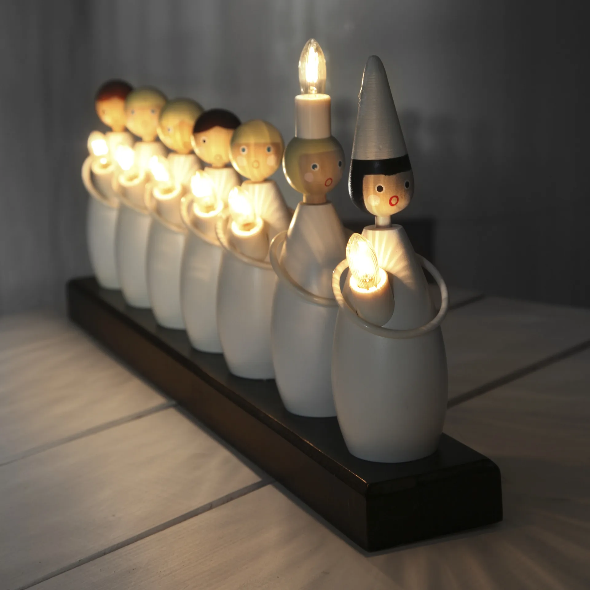 Αψίδα κεριών Luciatåg, Λευκό Star Trading