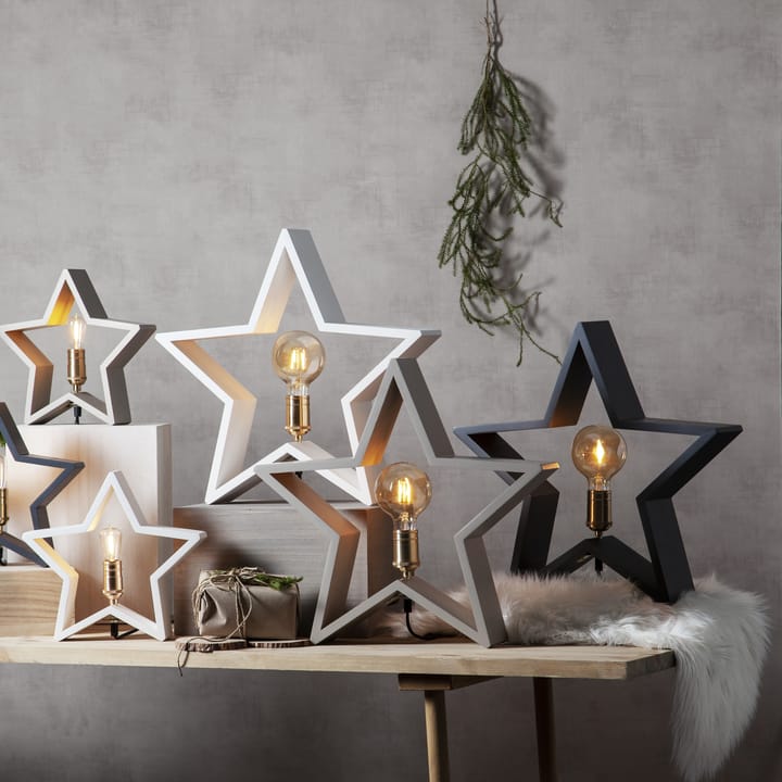 Lysekil αστέρι Χριστουγέννων για τραπέζι 48 cm - beige - Star Trading