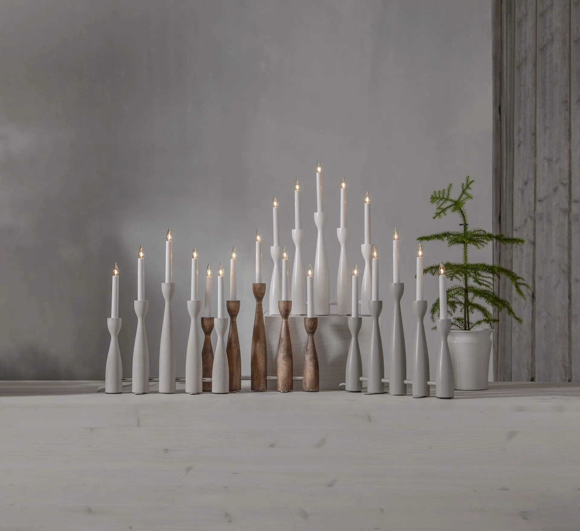 Κερί Χριστουγέννων Midja 2.0, Λευκή βαφή Star Trading