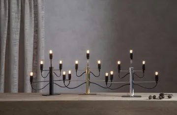 Milano 5 κηροπήγιο 46 cm συσκευασία 2 τεμαχίων - Χρώμιο - undefined - Star Trading