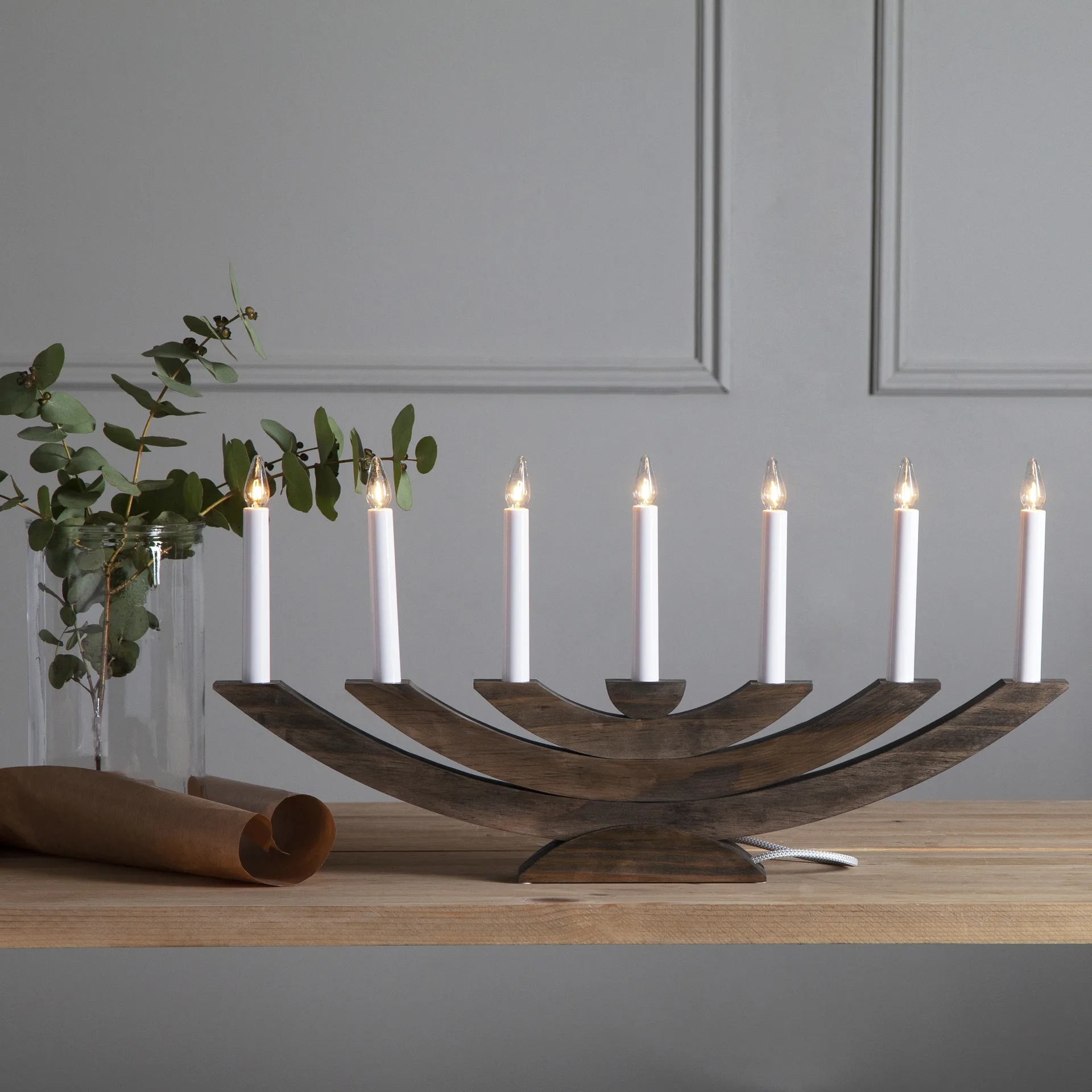 Αψίδα κεριού Χριστουγέννων της Navida, Καφέ Star Trading