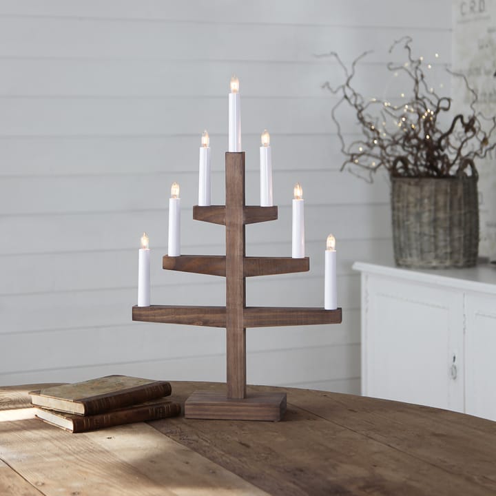 Αψίδα κεριών Trapp 54 cm, brown stained Star Trading