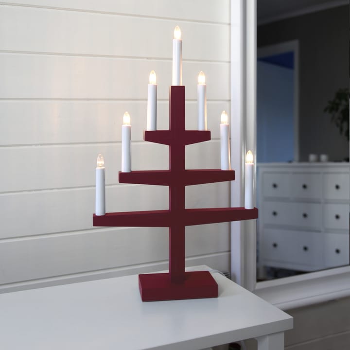 Αψίδα κεριών Trapp 54 cm, Κόκκινος Star Trading