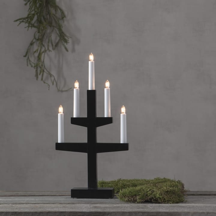 Αψίδα κεριών Trapp advent 46 cm, Μαύρο Star Trading