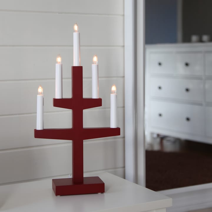 Αψίδα κεριών Trapp advent 46 cm, Κόκκινος Star Trading