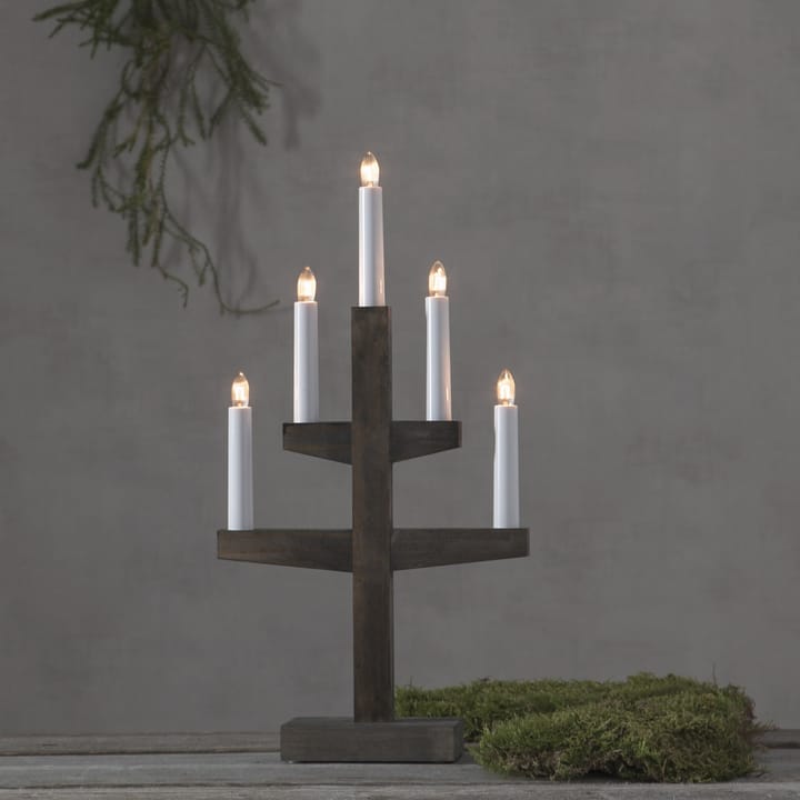 Αψίδα κεριών Trapp advent 46 cm, Καφέ Star Trading