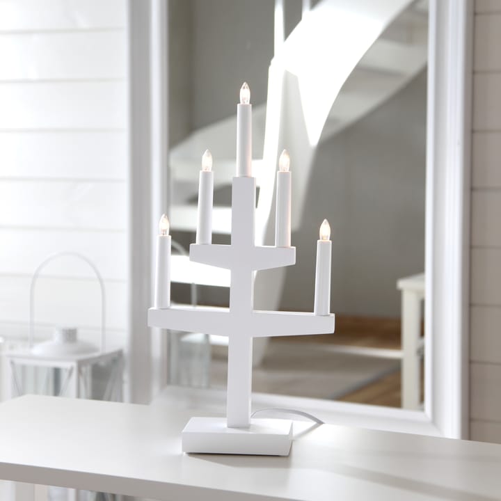 Αψίδα κεριών Trapp advent 46 cm, Λευκό Star Trading