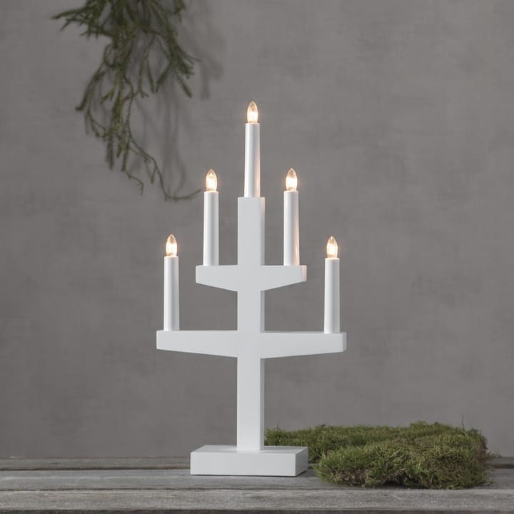 Αψίδα κεριών Trapp advent 46 cm, Λευκό Star Trading