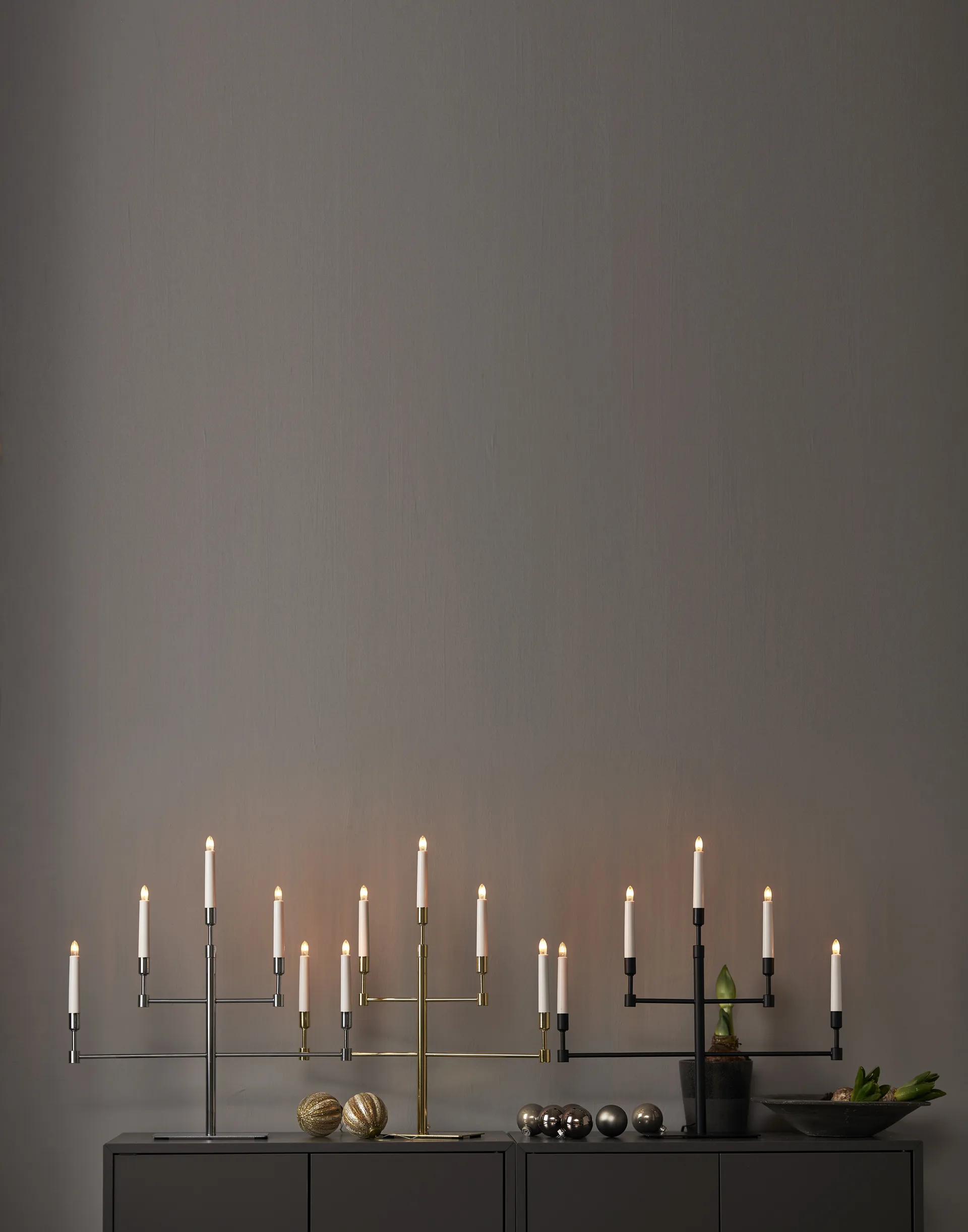 Χριστουγέννιάτικο Κηροπήγιο Vide, Ορείχαλκος Star Trading