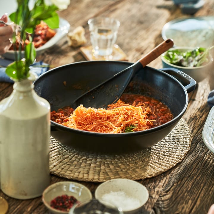 Γουόκ με γυάλινο καπάκι Ø30 cm 0,7 l, Μαύρο STAUB