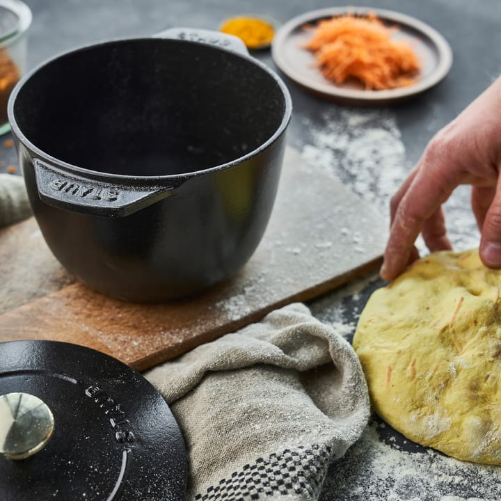Rice κοκότ από χυτοσίδηρο 1,6 L, Μαύρο STAUB