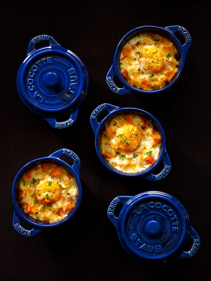 Staub μίνι στρογγυλή γάστρα 0.2 l, μπλε STAUB