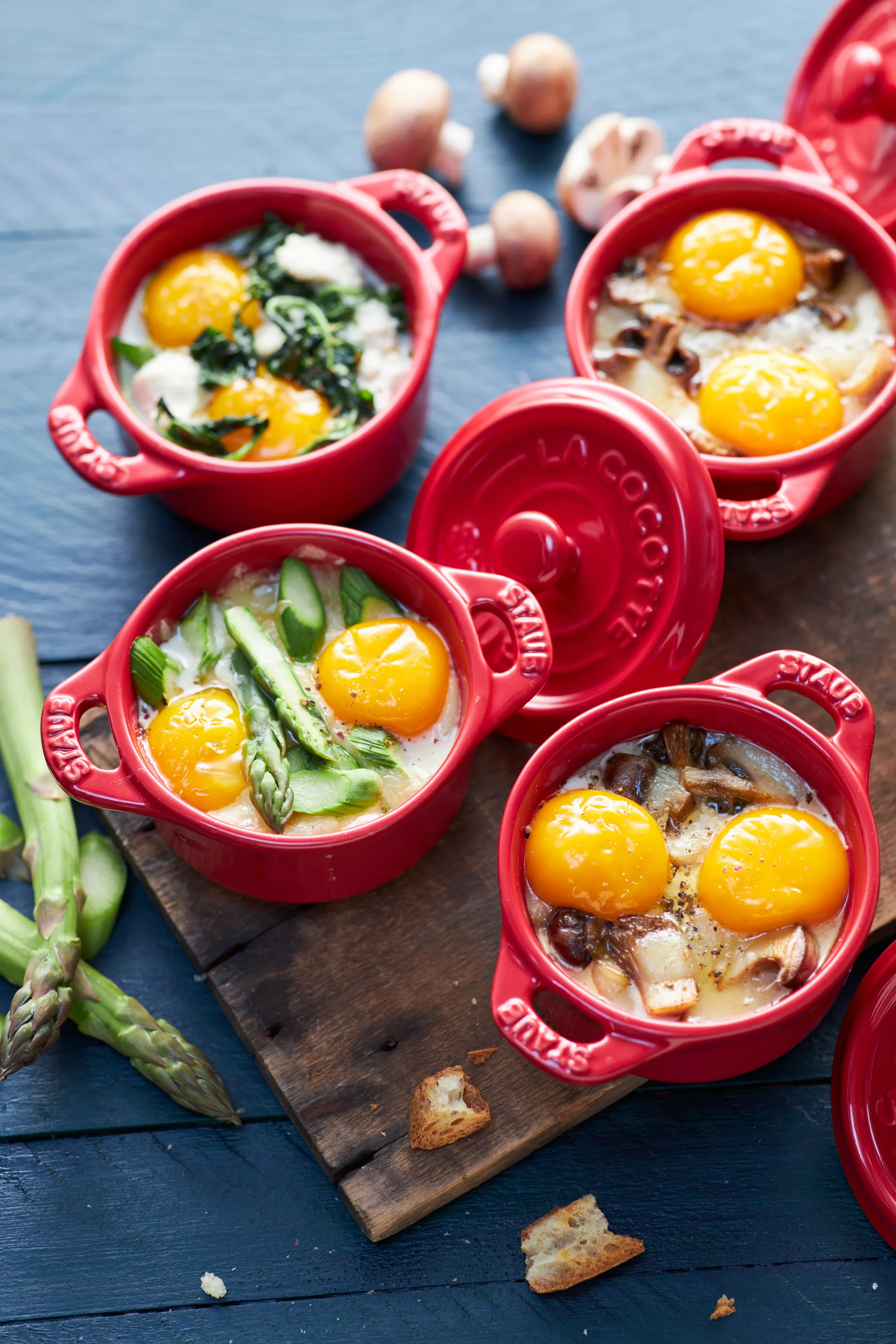 Staub μίνι στρογγυλή γάστρα 0.2 l, κόκκινο STAUB