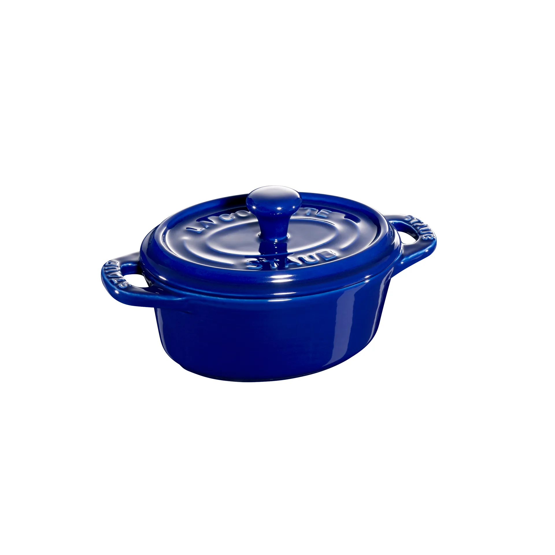 Staub μίνι οβάλ γάστρα 0.2 l, μπλε STAUB