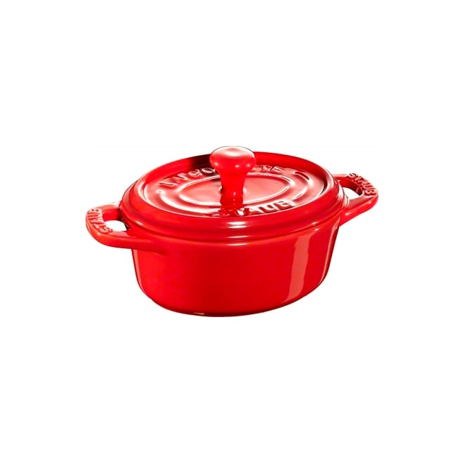 Staub μίνι οβάλ γάστρα 0.2 l - κόκκινο - STAUB