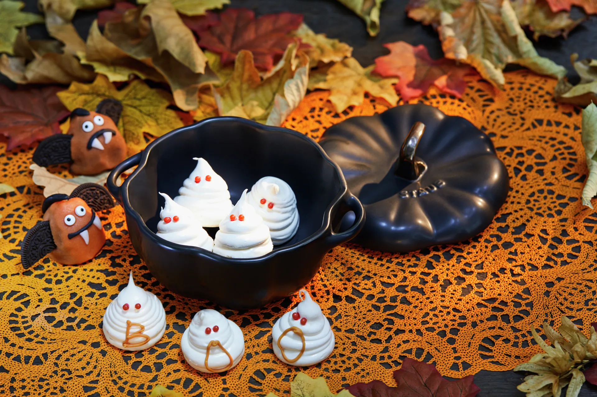 Staub κεραμική γάστρα κολοκύθα μαύρο, 0,47 L STAUB