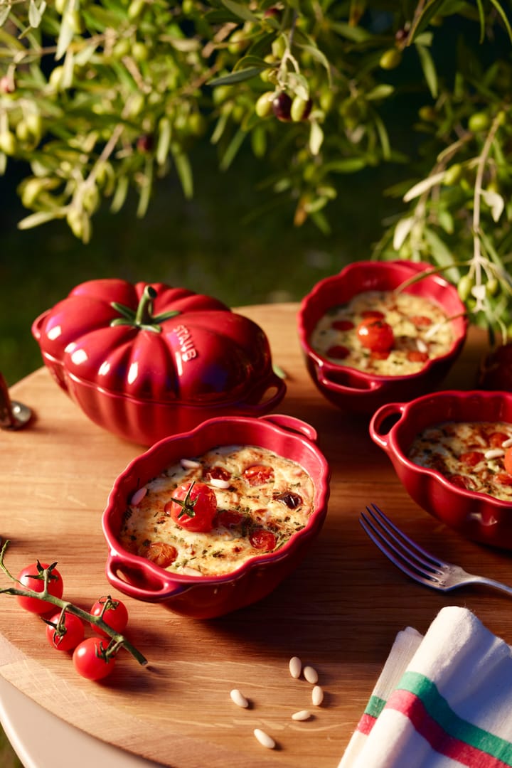 Staub κεραμική γάστρα ντομάτα 0.5 l, κόκκινο STAUB