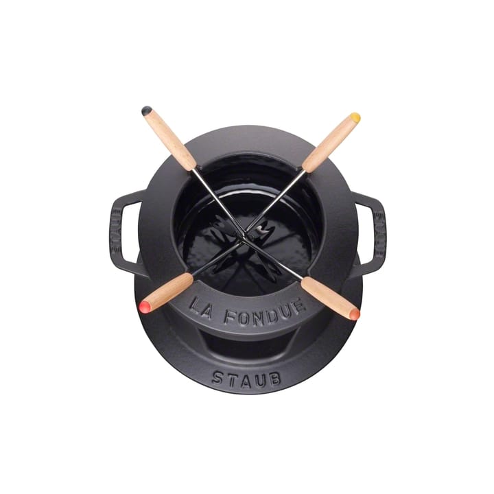 Staub σετ φοντύ 1.1 l - μαύρο - STAUB