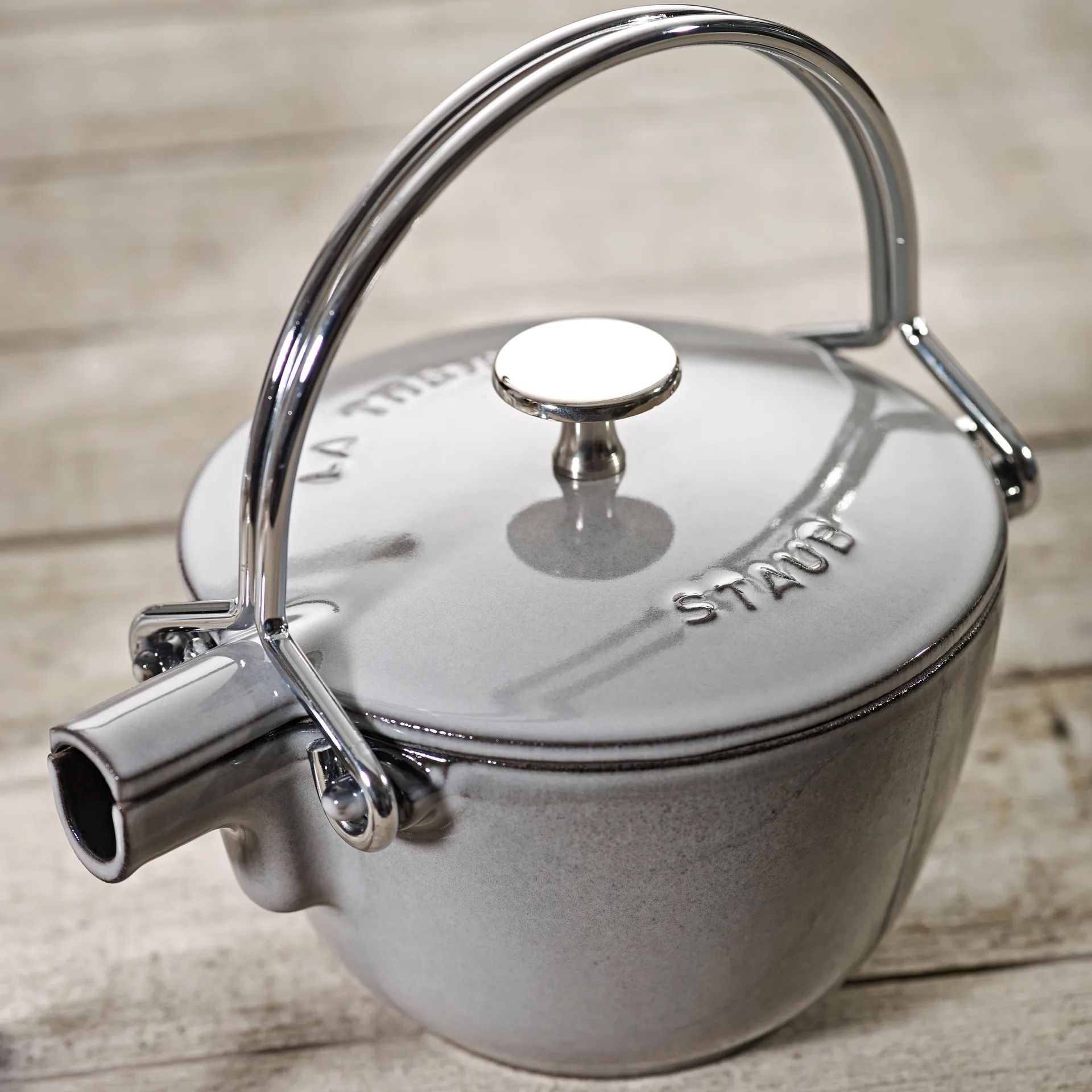 Staub στρόγγυλη τσαγιέρα 1.15 L, γκρι STAUB