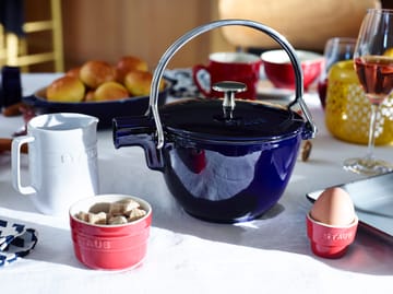 Staub τσαγιέρα μαντεμένια στρογγυλή 1,15 L - Σκούρο μπλε - STAUB