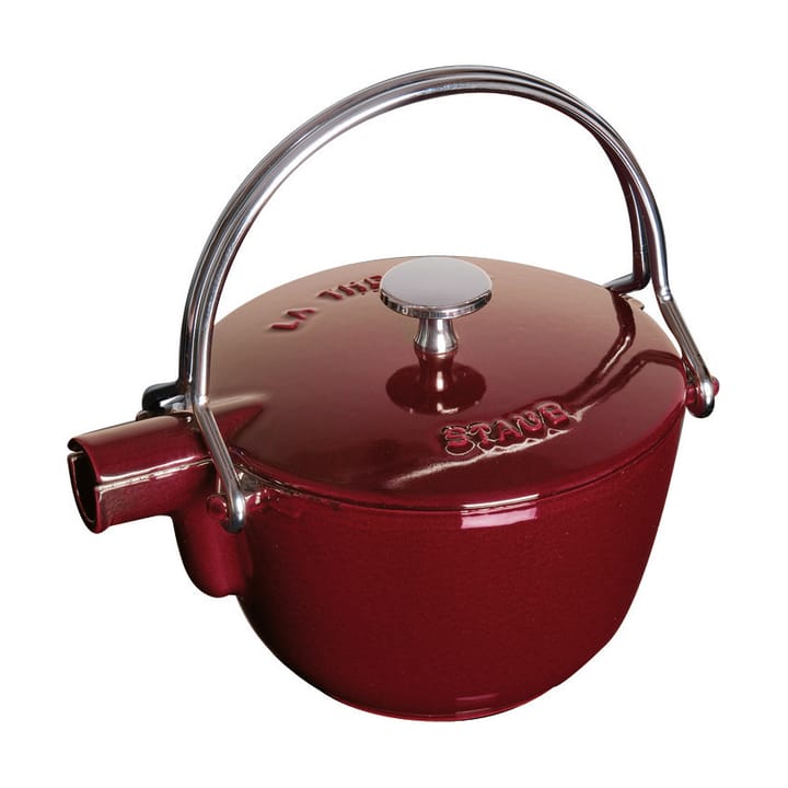 Staub τσαγιέρα μαντεμένια στρογγυλή 1,15 L - Γρεναδίνι κόκκινο - STAUB