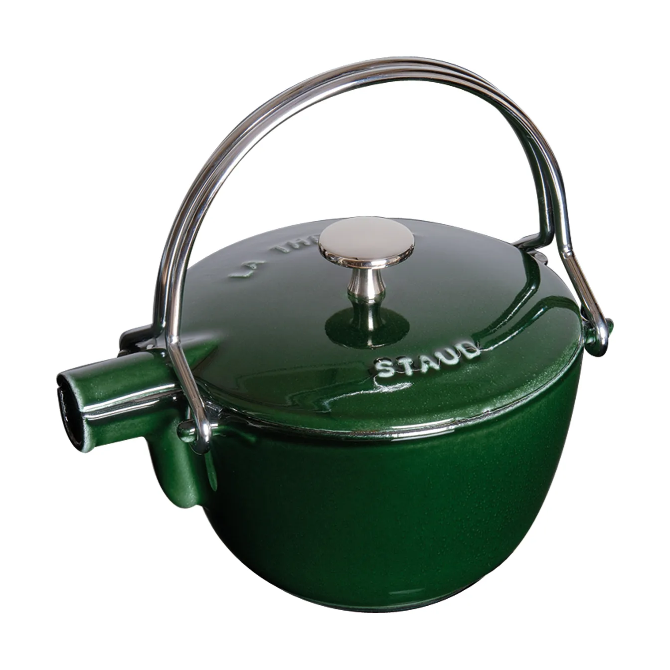 Staub τσαγιέρα μαντεμένια στρογγυλή 1,15 L, Πράσινο βασιλικόυ STAUB