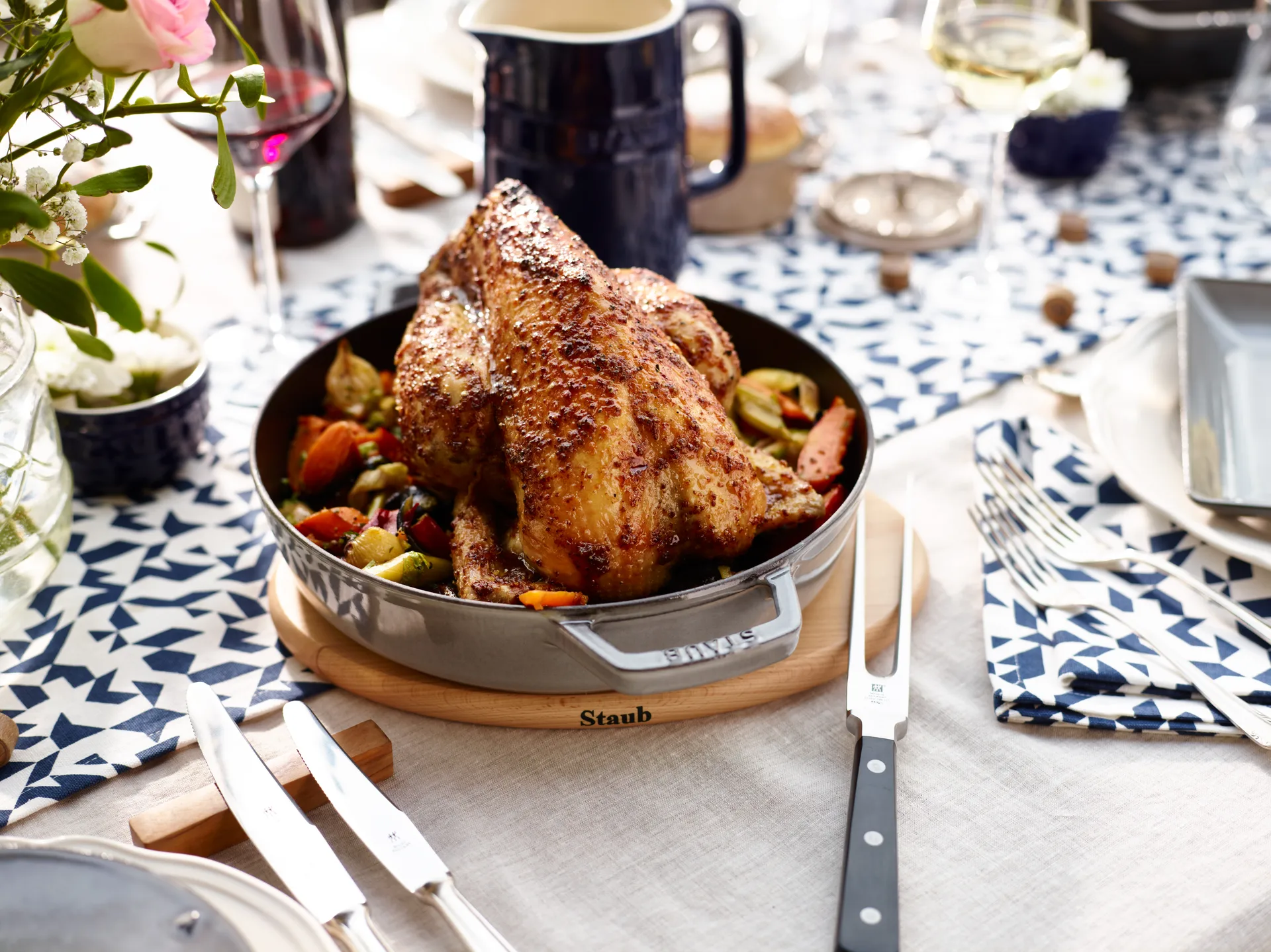 Staub μαγνητικό σουβέρ οβάλ οξιά, 15 εκ. STAUB