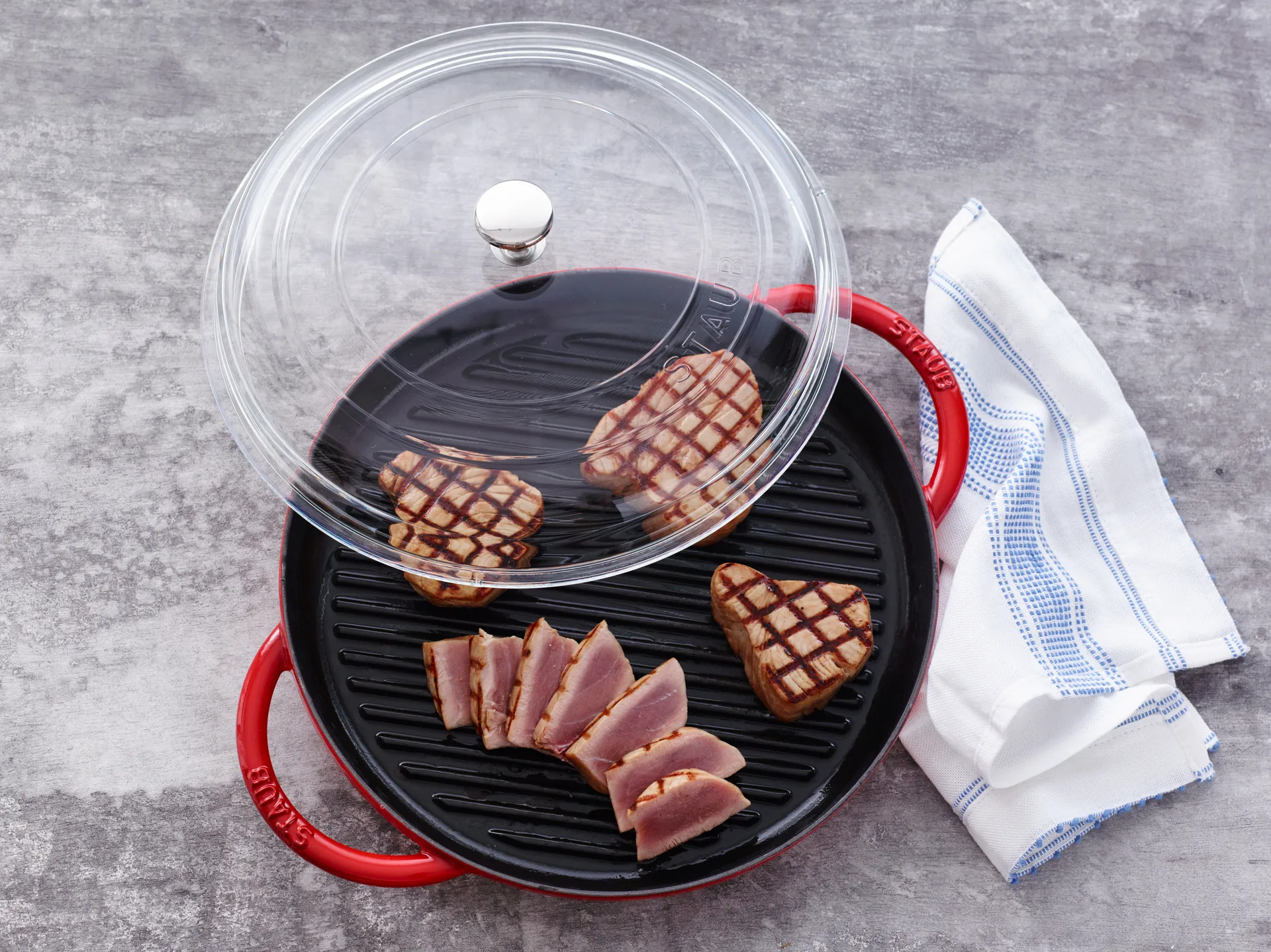 Staub τηγάνι μαντεμένιο 2 χειρολαβές μαύρο, Ø20 εκ. STAUB